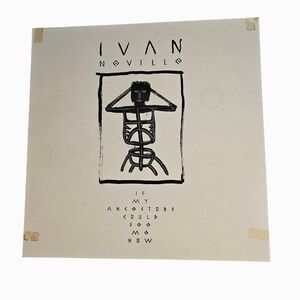 Ivan Neville If My Ancestors Could See Me Now 12x12 Promo Flat Poster VTG 1980s